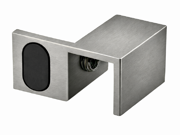 Left Hand Shower Door Stop - Brushed Nickle